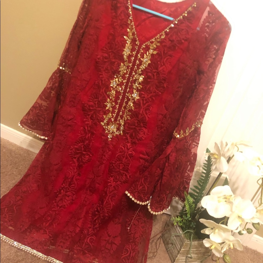 Fancy shirt with bell sleeves